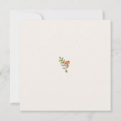 Moderne Herfst Krans Thanksgiving Kaart (Achterkant)