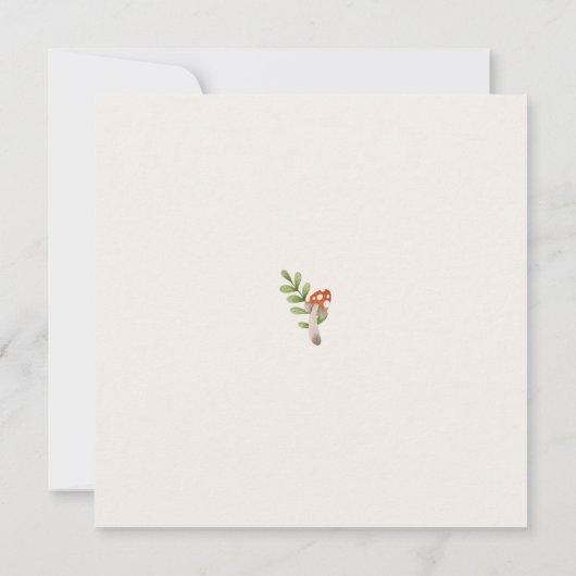 Moderne Herfst Krans Thanksgiving Kaart (Achterkant)