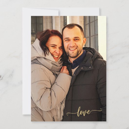 Moderne Herfst lantaarn gouden sparkles bruiloft Kaart (Achterkant)