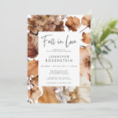 Moderne Herfst Neutrale Herfst in liefde Vrijgezel Kaart (Staand voorkant)