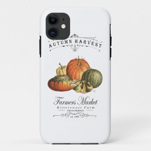 moderne  herfst, pompoen en pompoen Case-Mate iPhone case (Achterkant)