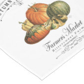 moderne  herfst, pompoen en pompoen korte tafelloper (Hoek)