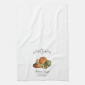 moderne  herfst, pompoen en pompoen theedoek (Verticaal)