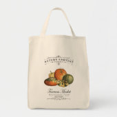 moderne  herfst, pompoen en pompoen tote bag (Voorkant)