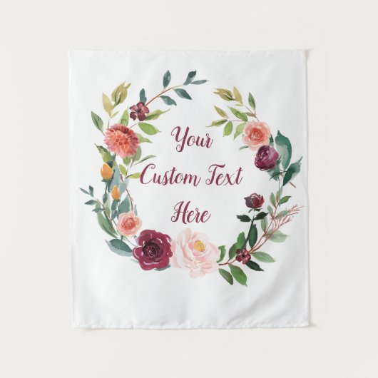 Moderne Herfst Schuur Fotocabine Prop Bruiloft Ach Wandkleed (Voorkant)