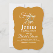 Moderne Herfst Stripes Plays Vrijgezellenfeest Kaart (Voorkant)