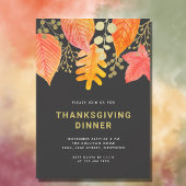 Moderne Herfst Thanksgiving van de olievlek Kaart