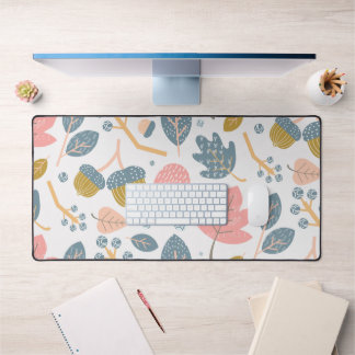 Moderne herfstbladeren Desk Mat