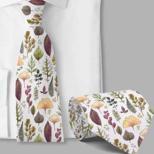 Moderne herfstbladeren patroon botanische das