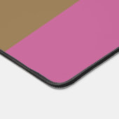 Moderne herfstkleuren gestreepte decoratief bureaumat (Hoek)