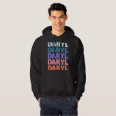 Moderne, herhaalde tekst Daryl Hoodie (Voorkant volledig)