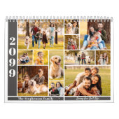 Moderne herhaling van 12 foto-Collage aangepaste k Kalender (Hoes)