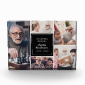 Moderne herinnering in liefdevolle herinnering 5-f fotoblokken (Voorkant)