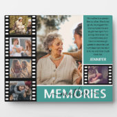 Moderne Herinneringen Foto Collage & Bericht Mama Fotoplaat (Voorkant)