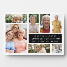 Moderne Herinnerings Fotocollage Fotoplaat