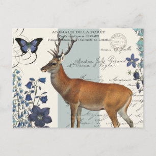 moderne  herten briefkaart