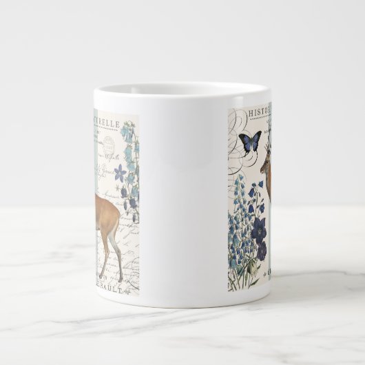 moderne  herten grote koffiekop (Voorkant)