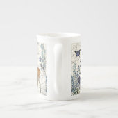 moderne  herten porselein kop (Achterkant)