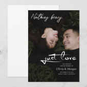 Moderne het Berichten van de Foto van het Manuscri Kaart (Voorkant / Achterkant)