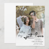 Moderne het Berichten van de Foto van het Manuscri Kaart (Voorkant / Achterkant)