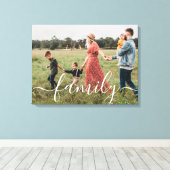 Moderne het manuscriptbekleding van de Familie op  Canvas Afdruk (Insitu (Houten vloer))