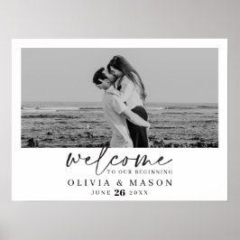 Moderne het Welkome Teken van het Band van het Man Poster