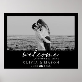 Moderne het Welkome Teken van het Band van het Man Poster