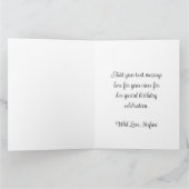 Moderne Hete Roze Drips Glitter Gelukkige Verjaard Kaart (Binnen)