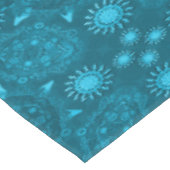 Moderne hexa arctische ursidae mandala kunst tafelkleed (Gekanteld)