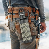 Moderne hexa ivoor witte ursidae waterfles 