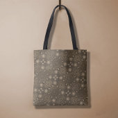 Moderne hexa Sepia Gouden ursidae mandala kunst Tote Bag