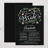 Moderne hier komt de bruine roze Floral Kaart (Voorkant / Achterkant)