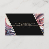 Moderne High Heel Abstract Visitekaartje (Achterkant)