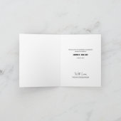 Moderne High School Afstuderen Fotoman Afstuderen Aankondiging (Binnen)