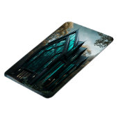 Moderne high-tech Gothic House Buitenontwerp Magneet (Linkerzijde)