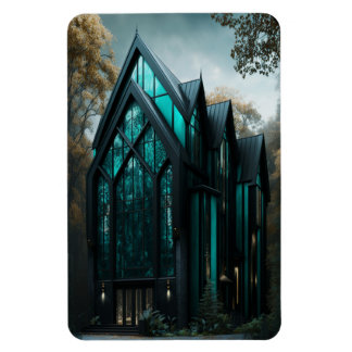 Moderne high-tech Gothic House Buitenontwerp Magneet