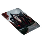 Moderne high-tech Gothic House buitenontwerp. Magneet (Rechterzijde)