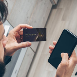 Moderne high-tech Hexagonal Pattern-Visitekaartje Visitekaartje