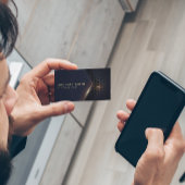 Moderne high-tech Hexagonal Pattern-Visitekaartje Visitekaartje