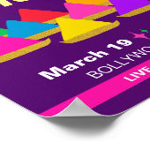 moderne Hindu Holi-festival kleuren Poster (Hoek)