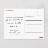 Moderne Ho Ho Ho 20 Foto Kerstmis Briefkaart (Achterkant)