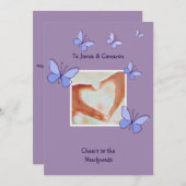 Moderne Hoera voor de Passen getrouwd Gefeliciteer Kaart (Voorkant / Achterkant)