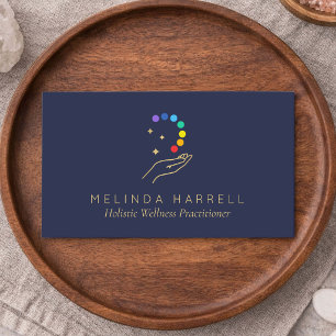 Moderne Holistische Wellness Genezende Handen Donk Visitekaartje