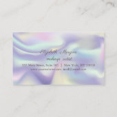 Moderne holografisch, Glitter Lips Loyalty-Kaart Klantenkaartje (Achterkant)