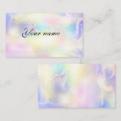 Moderne holografisch visitekaartje (Voorkant / Achterkant)