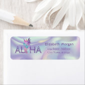 Moderne holografische ananas, Aloha Etiket (Insitu)