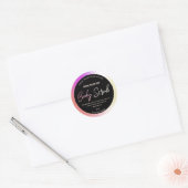 Moderne Holografische Body Scrub Labels (Envelop)