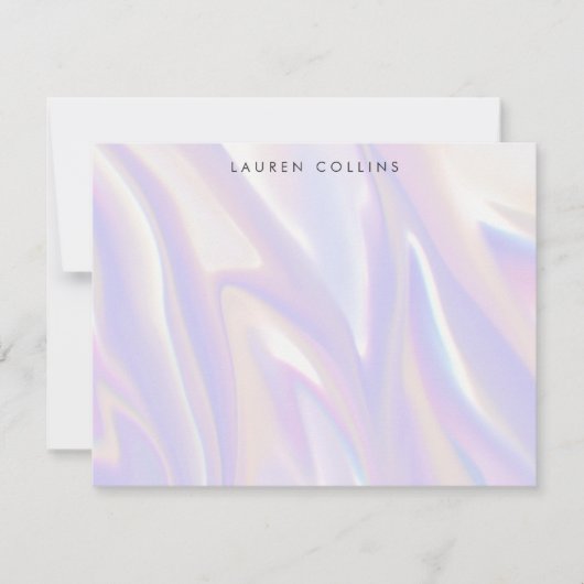 Moderne Holografische Briefkaart (Voorkant)