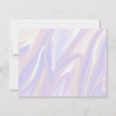 Moderne Holografische Briefkaart (Achterkant)