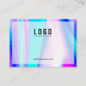 Moderne Holografische Eenhoorn Armbanden Visitekaartje (Voorkant)